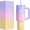 Rainbow, variant on GEDUX 1200ml Tumbler with Handle, 2-in-1 Leak Proof Lid (Straw/Flip), Insulated Water Bottle, Stainless Steel Tumbler with Non-Slip Silicone, Wide Mouth Travel Mug Cupholder Friendly