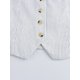 thumbnail image 5 of Trajes cortos informales a rayas para mujer, Top sin mangas con cuello en V y un solo pecho, pantalones cortos con bolsillo con cremallera, conjuntos de moda para mujer 2024, 5 of 5