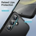 thumbnail image 5 of JETech Matte Case for Samsung Galaxy S24 5G, Frosted Translucent Back Protective Slim Phone Cover, Anti-Fingerprints (Black), 5 of 6