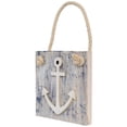thumbnail image 6 of Northlight 7.25” Blue and White Cape Cod Inspired Anchor Wall Hanging Plaque, 6 of 9