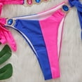 thumbnail image 6 of Sexy Y2K Bikini Swimsuit Women Luxury Rhinestone Bra Triangle Low Waist Swimsuit Two Pieces Bathing Suit, 6 of 7