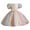 z-Beige534205, variant on Girls Kids Easter Bunny Print Tulle Dress Crewneck Bow Belt Princess Dress For Spring Summer Daily Party Wear Pink 6-9 Months