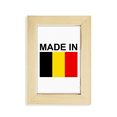 thumbnail image 1 of En Bélgica, país de amor Escritorio de madera Arte Pintura 5x7 pulgadas marco de foto foto, 1 of 4