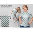 thumbnail image 6 of oneOone Polyester Spandex Light Blue Fabric Block Dress Material Fabric Print Fabric By The Yard 56 Inch Wide-G4, 6 of 6