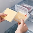 thumbnail image 4 of Paquete de 2 cajas de almacenamiento de tocino para refrigerador, recipientes de almacenamiento de alimentos de plástico para carne con tapas SM SunniMix contenedor de almacenamiento, 4 of 8