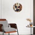 thumbnail image 2 of 10 Inch Wall Clock Battery Operated Square Clock for Office, Kitchen, Outdoor, Living Room, Wine And Grape Still - Life, 2 of 7