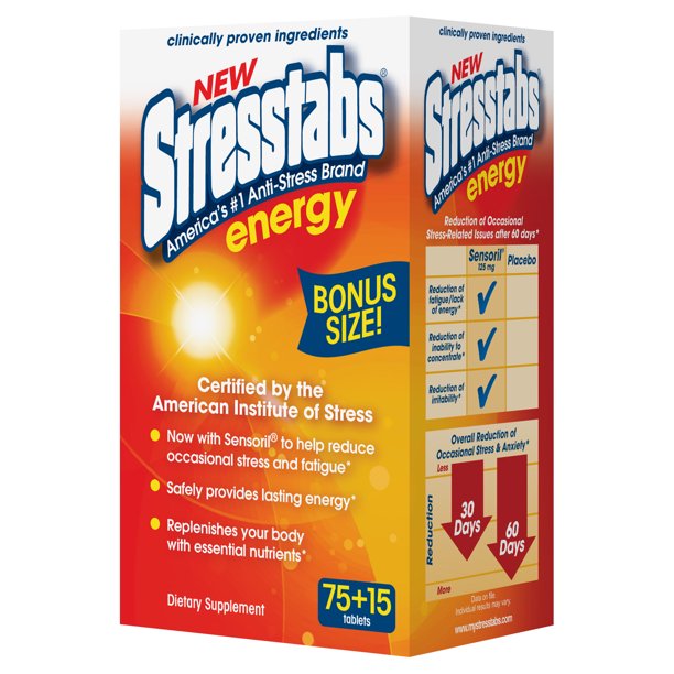 Stresstab Energy Tablets, 90 Count Special Pack