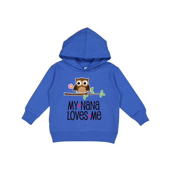 Inktastic My Nana Loves Me Owl Toddler Hoodie
