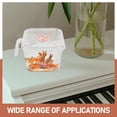 thumbnail image 3 of OUNONA 1Pack Mini Plastic Fish Tank for Decorating Desk and Bookshelf 5.7x5.7x4.3in, 3 of 7