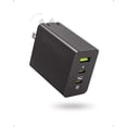 thumbnail image 1 of Cargador Omnibar USB C PD3.0 PPS de 65 W con 3 puertos para MacBook, color negro, 1 of 9