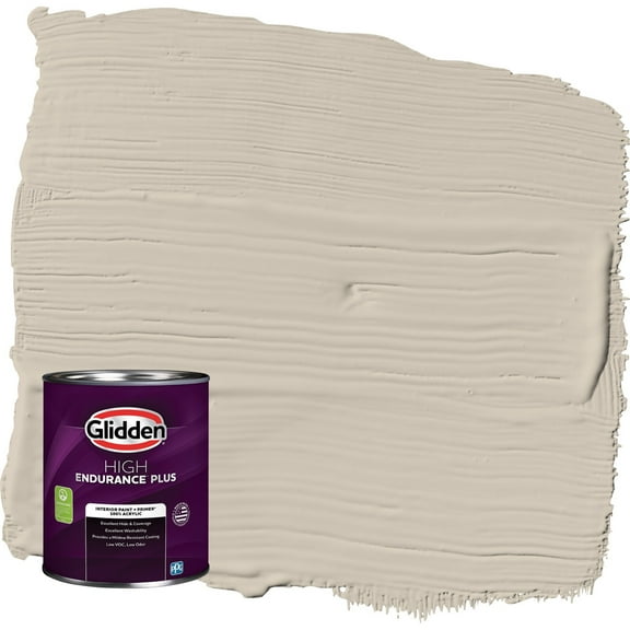 Glidden HEP Synchronicity / Gray Eggshell Interior Paint with Primer, 1 Quart