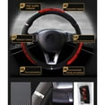 thumbnail image 2 of Esho Steering Wheel Cover Red, 15" in, Anti-slip, Shockproof Faux Leather "Steering Wheel Cover", 2 of 5