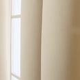 thumbnail image 2 of Quality Home Steel Grommet Solid Thermal Insulated Blackout Curtain Single Panel - 52" X 84" - Beige, 2 of 3