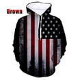 thumbnail image 3 of Sudadera con capucha con emblema de la bandera estadounidense US Dream para hombre y mujer, ropa con estampado 3D de espíritu estadounidense, sudadera con capucha estilo Harajuku y2k, 3 of 5