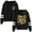 Black, variant on Jay Wheeler Botanical Unisex Pullover Hoodie Long Sleeve Pocketless Casual Sweatshirt