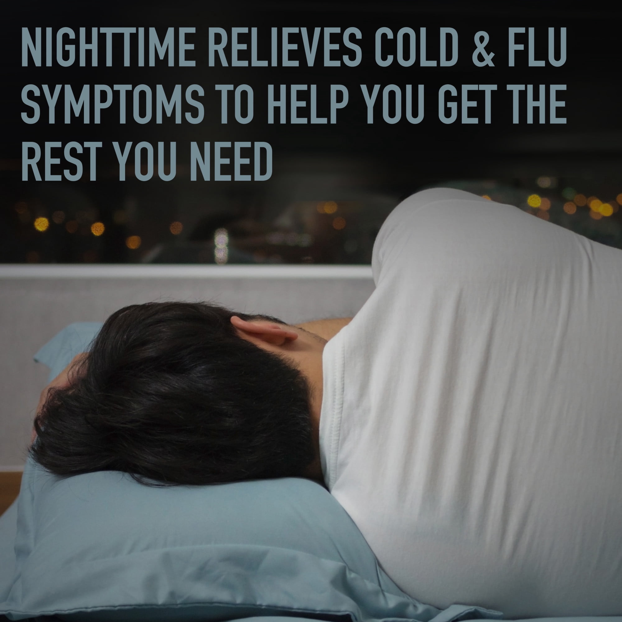 Equate Vapor Ice® Severe Nighttime Cold & Flu Relief Caplets – Max Strength Cold Medicine, 24 ct