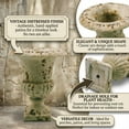 thumbnail image 3 of 9 inch Retro Planters Urn Outdoor Planters Indoor Decor - Vintage Pots Tree Planter for Outdoors , Garden, Indoor Vase for Office Livingroom Shelf Decor, 3 of 7