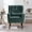 Blackish Green, variant on Jopath Accent Chair,Chenille Arm Chairs with Solid Wood Leg ,Comfy Soft Padded Lounge Chair with Pillow for Living Room Bedroom Apartment Purple