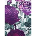 thumbnail image 3 of Camiseta de Túnica de Talla Extra con Estampado Floral de Talla Grande Rosegal Mangas largas de talla grande, 3 of 5
