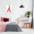 thumbnail image 6 of Stupell Woman in Red Gown Beauty & Fashion Painting White Framed Art Print Wall Art, 24 x 30, 6 of 9