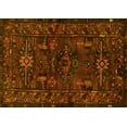 thumbnail image 1 of Ahgly Company Machine Washable Indoor Rectangle Persian Yellow Traditional Area Rugs, 8' x 12', 1 of 4