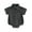 Dark Gray, variant on Baby Boys Girls Denim Romper Infant Short Sleeve Shirt Jumpsuits Summer Buttons Bodysuits