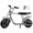 Gray, variant on Mini Bike Roller Frame Kit, Rolling Chassis with Wheels, Seat & Brake System, Engine Mount Plate Included, Fits 79cc 98cc 196cc 212cc 225cc Engines, 145/70-6 Tires, Engine Not Included - Black