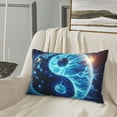 thumbnail image 5 of Daiia Blue Yin And Yang Bedding Waterproof Pillow Protector Zippered Queen – Bed Bug Proof Pillow Encasement-20"x30", 5 of 6