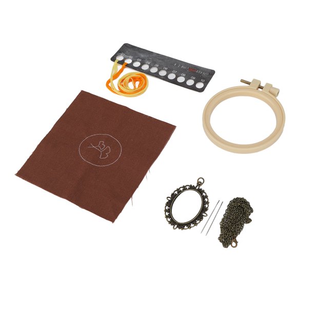 Kit De Bordado, Decoración Clásica, Agujas De Hilo De Bordado De Aro De Bordado Especial Significativo Para Principiantes Para Amantes De Las Manualidades De Bricolaje Para Uso ANGGREK Otros