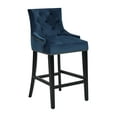 thumbnail image 2 of Chic Home Leigh Button Tufted Velvet Upholstered Counter Stool Chair, 2 of 4