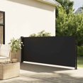 thumbnail image 1 of vidaXL Retractable Side Awning Black 100x500 cm, 1 of 5