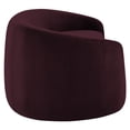 thumbnail image 6 of Contessa Curved Performance Velvet Sofa in Mulberry, 6 of 9