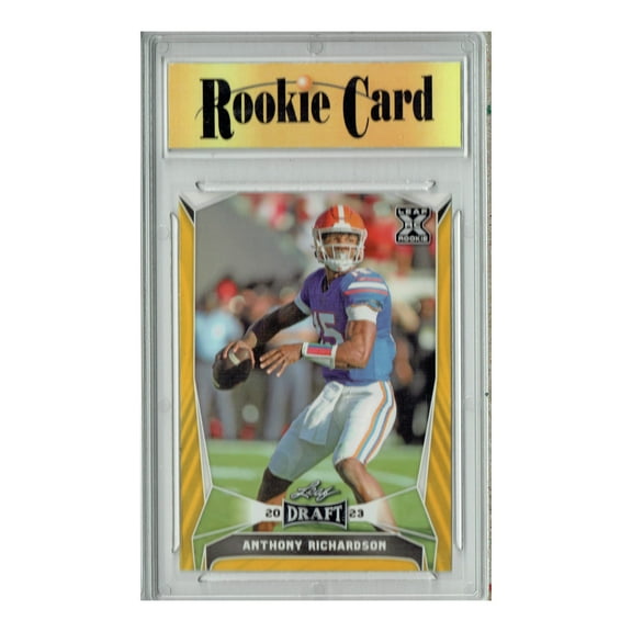 Certified Mint  Anthony Richardson 2023 Leaf Football #40 Gold SP Florida Rookie Card