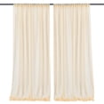 thumbnail image 3 of GadgetVLot 1Pcs Net Gauze Shade Wedding Photo Prop Curtain Home Decor Translucent Party Drape Backdrop, 3 of 13