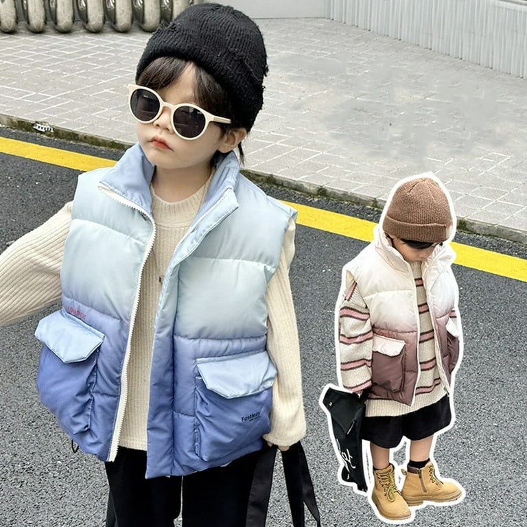 Kids winter vest sales