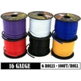 thumbnail image 4 of Câblage Basse Tension Usage Général 16 Gauge, 100 Pieds par Rouleau, Lot de 6, 4 of 9