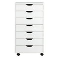 thumbnail image 4 of Patiojoy Classeur Mobile Latéral à 7 Tiroirs, Armoire de Rangement au Sol, Organisateur, Blanc, 4 of 6