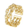 thumbnail image 1 of S925 Silver Sterling Ring Women's Chain Ring with Size Adjustable, 1 of 9
