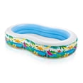 thumbnail image 2 of Intex 8.5’x5.25’x18” Seaside Paradise Inflatable Kiddie Pool & Electric Air Pump, 2 of 11
