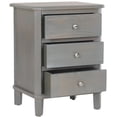 thumbnail image 2 of SAFAVIEH Joe Classic End Table with 3 Storage Drawers, French Grey, 2 of 3
