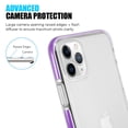 thumbnail image 6 of The Invisible Bumper Ultra Thin Hybrid Case With White Inner Flex Protective Frame For Iphone 11 Pro - Purple, 6 of 8