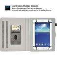 thumbnail image 2 of 7.9-8.5 inch Universal Tablet Case, Newshine PU Leather Stand Cover for 7.9'' iPad Mini 1/2/3/4, Galaxy Tab A 8.0, Amazon Kindle Fire HD 8 and Other 8.0'' Models, DC-Blue, 2 of 8
