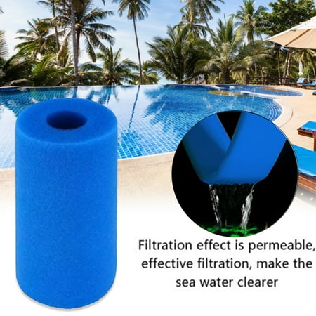 pool filter reusable filtration washable electronicheart sponge accessory column foam swimming water