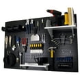 thumbnail image 1 of Pegboard Organizer Wall Control 4 ft. Metal Pegboard Standard Tool Storage Kit with Black Toolboard and White Accessories, 1 of 6