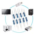 thumbnail image 4 of Professional Grade Resistor Kit, Metal Film Resistors Assortment for Electrical Experiments, Precision Characteristics and Long Working Life in Plastic Box Packaging, 4 of 5