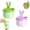 Set B, variant on 2PCS Cactus Kitchen Sink Drain Strainer,Push Button Kitchen Automatic Dumping Sink Filter, Multi-Functional Self-Cleaning Draining Basket Waste Collector