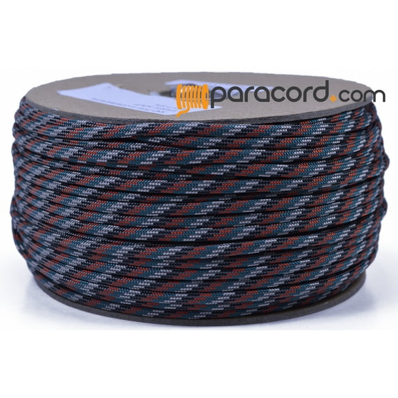 Bored Paracord Brand 550 Type III Paracord - Veggie Soup - 250 Feet Spool