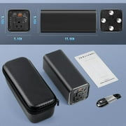 PADJYYUSZ Portable Power Bank with 100W AC Outlet, 27000mAh, 65W PD fast charging, Travel Portable Battery