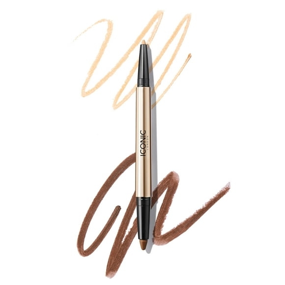 Delineador de ojos ICONIC LONDON Smokey Eye Duo cremoso resistente al agua
