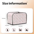 thumbnail image 5 of Fotbe Red coral and scallop seashell for Two Slice Toaster Cover, Fingerprint Protector, Super Soft Appliance Cover And Dust Cover,Bread Dust Cover & Fingerprint Protection, 5 of 7
